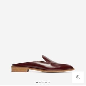 Everlane Burgundy Loafer Mule Size 7.5